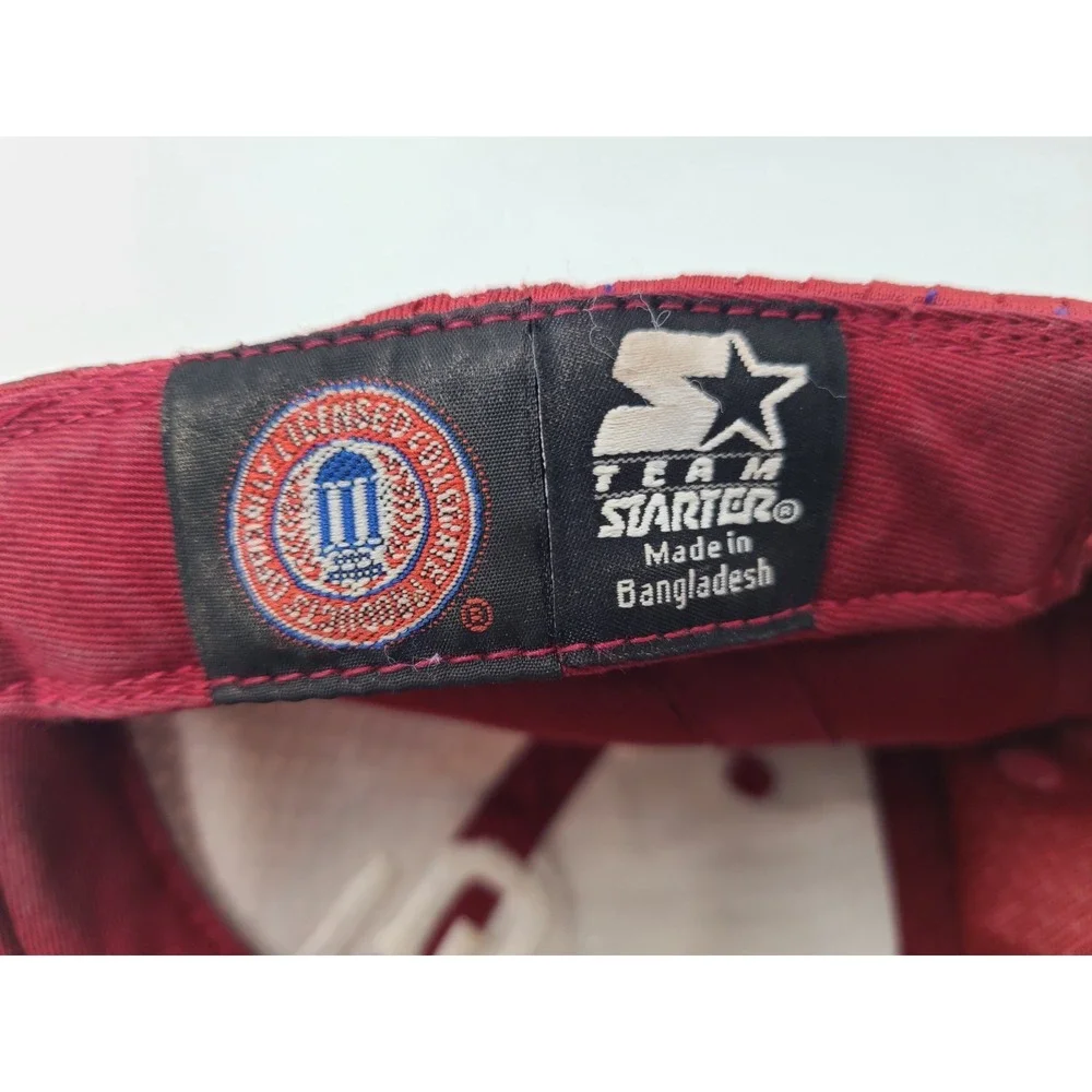 Vintage Youth University of Oklahoma Sooners Starter Adjustable Hat Cap NCAA Red
